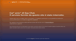 Desktop Screenshot of gaychat.it
