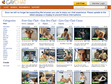 Tablet Screenshot of gaychat.com